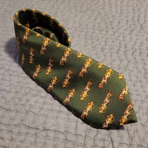 Men’s 100% Silk Horse Racing Tie